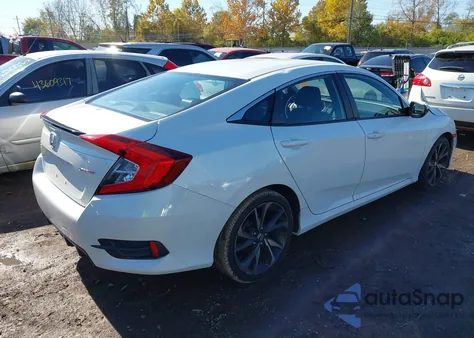2019 Honda Civic Sport from USA, damaged, VIN 2HGFC2F85KH599066